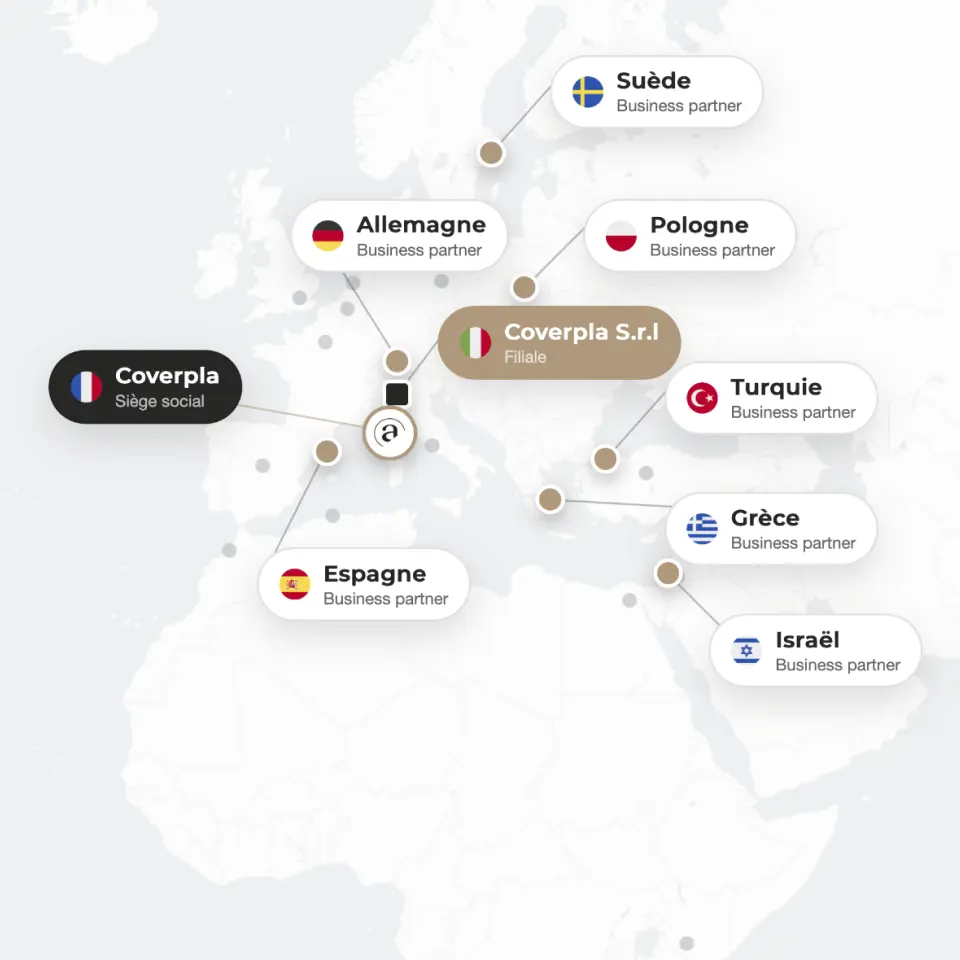 Carte de présence internationale Coverpla
